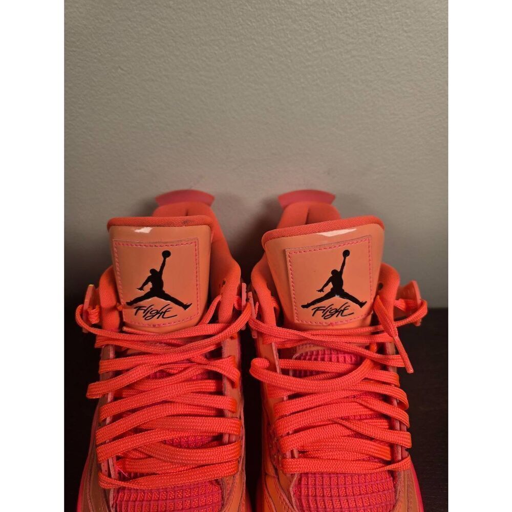Size 10 - Air Jordan 4 Retro NRG Hot Punch💥 OG Women's Shoes Men's Size 8.5 - Picture 4 of 8